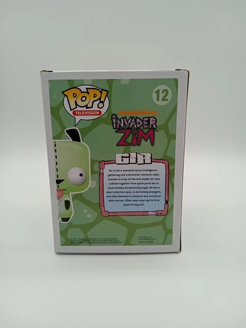 Funko Pop! Television Invader Zim Gir 12 Exclusivo Original - Moça do Pop - Funko Pop é aqui