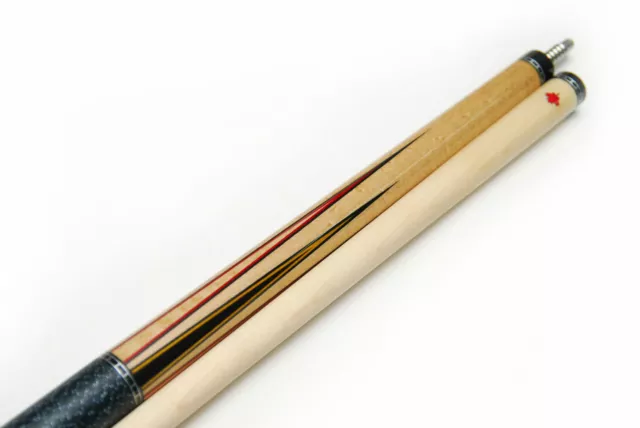 New AB-1 DELTA Ebony Billiard Pool Cue Stick AB1 Custom Inlay Bird's Eye Maple