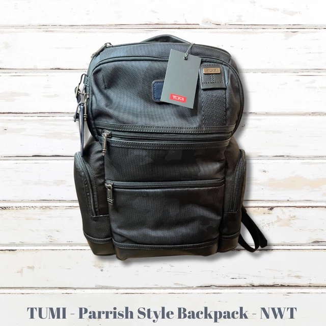 NWT Tumi “Parrish” Backpack - Navy Camouflage (Similar to Alpha Bravo Knox)