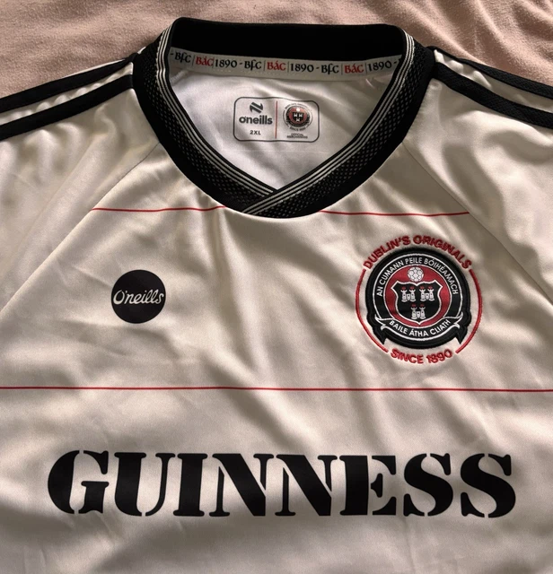 BOHEMIAN FC O'NEILLS Guinness 2025 Away Shirt Jersey Bohemians