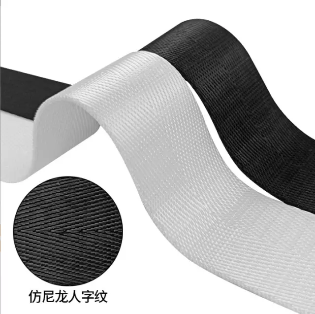 3m Gurtband Taschenband  Taschengurt 20 bis 50mm Köperband schwarz weiß