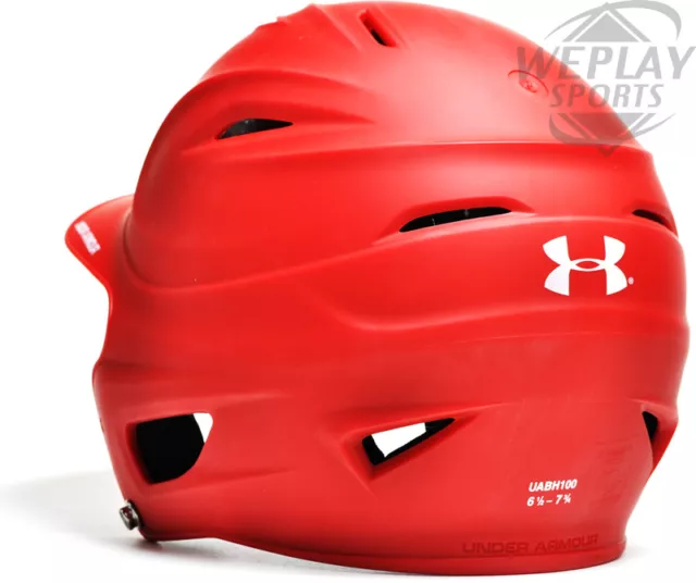 Neu! Under Armour Jugend Solid Farbe Baseball Softball Schlagmann Helm UABH110 2