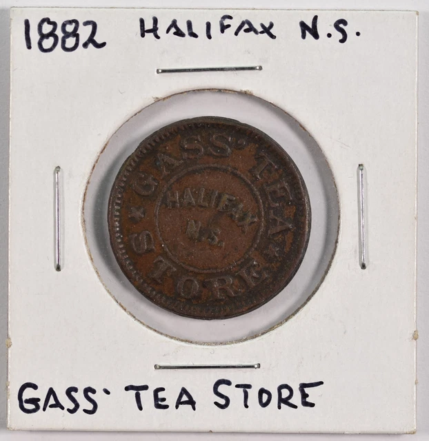 Gass Tea Store Nova Scotia Token Breton 902 VF30