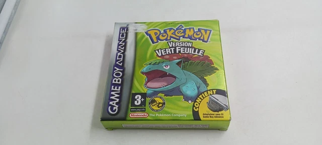 [BOITE VIDE] NINTENDO Game Boy Advance GBA Pokemon version vert feuille