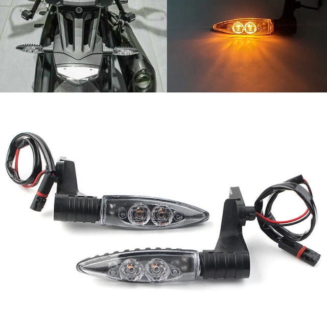 Frecce posteriori LED - frecce - lampada ambra per BMW F800 GS/R/S S100R HP4 trasparente