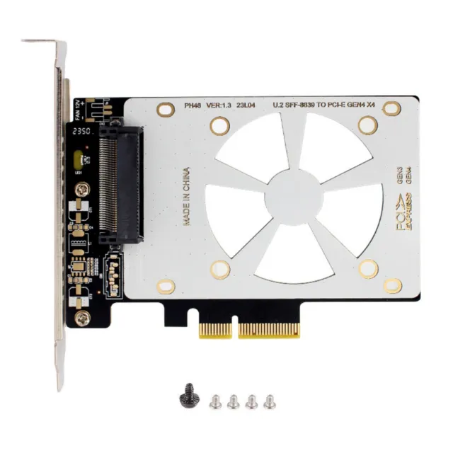 PH46 U2 PCIe X4 to U.2 Riser Card Adapter Card For U.2 NVME SSD Expansion C