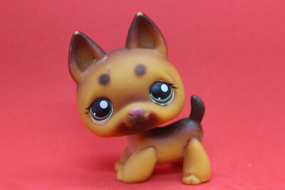 Berger ** # 61 German Shepherd Dog Berger Allemand ** LPS LITTLEST PETSHOP PET SHOP HAS 