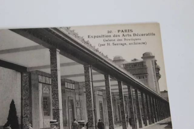 CPA Exposition Arts Décoratifs 1925 Paris Galerie des boutiques 3