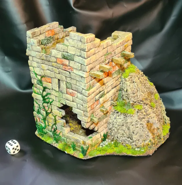 Warhammer Gelände - Turm Gebäude Ruine Age of Sigmar AoS 40K Ruins Bolt Action 