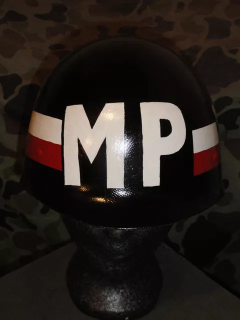 Vietnam War US M1 Innenhelm Marmac Helmet Liner 716th MP Military Police Bn