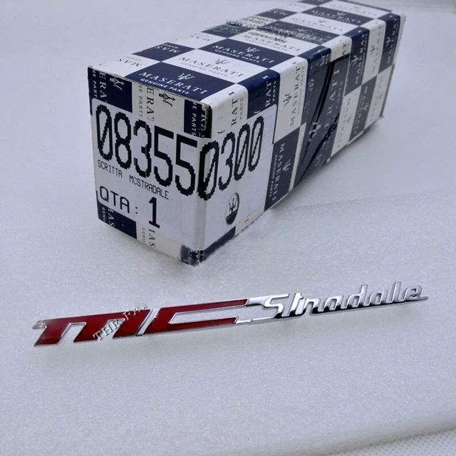 Maserati GranTurismo MC Stradale Dashoard Emblem "MC Stradale" 83550300