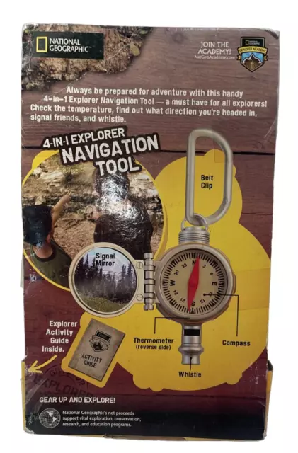 Uncle Milton National Geographic 4-in-1 Explorer Navigation Tool, Ages 5+ 3