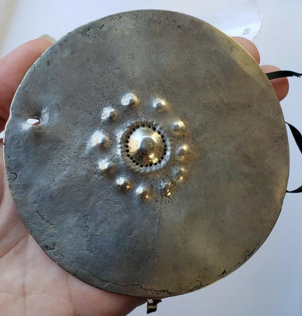 Early 20th Century Sterling Silver Miranda Crimp Indonesian Timor Brooch Pin