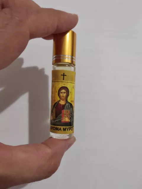 Myro Myrre Heiliges Aroma Orthodox Parfüme ALTGriechische Byzantinisch mit Icon