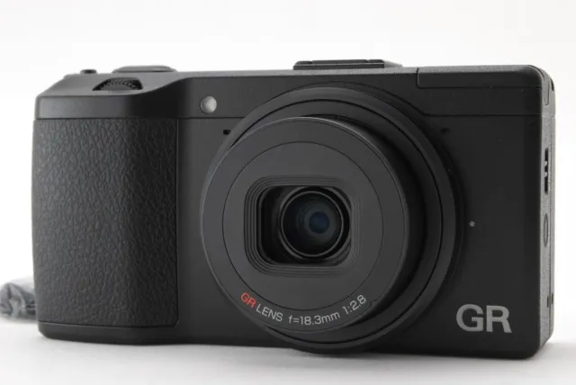 SH:011 [Top MINT in Box] Ricoh GR 16.2MP Digital Compact Camera Black From JAPAN 2