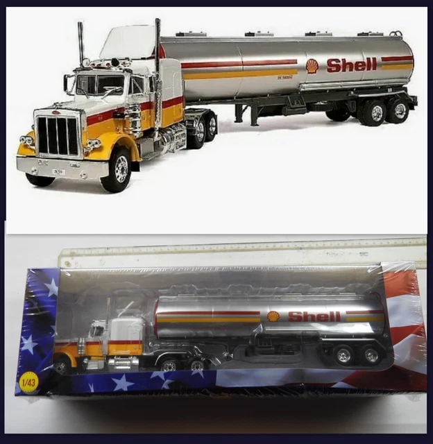 Miniature Semi-remorque Citerne Shell - Échelle 1:43 - Marque IXO - Neuf Pour Collection