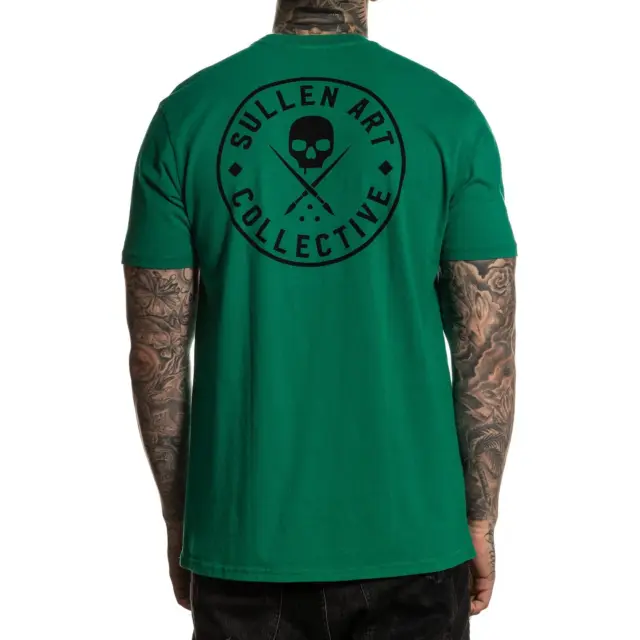 Sullen Art Collective Ever Premium Green Mens T-Shirt MMA UFC Tattoo Clothing