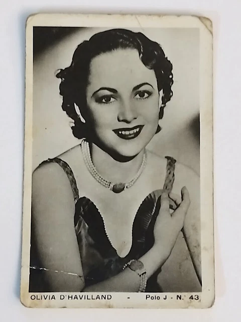 Chile Tobacco Card Polo J-43 Olivia DeHavilland