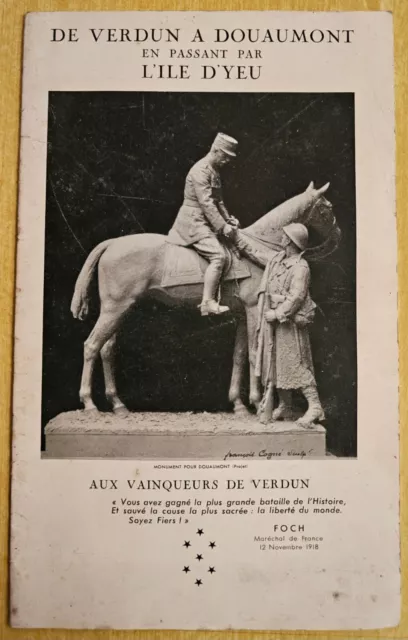 De Verdun à Douaumont en passant par l'Île d'Yeu, brochure hommage Pétain [1953]