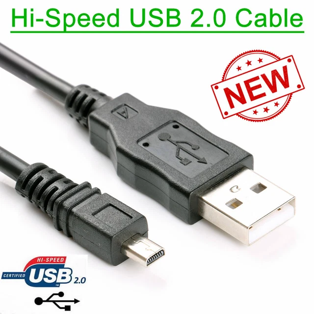 USB Data Cable f/ Nikon Coolpix Camera E5200 E5600 E5900 E7600 E7900 E8400 E8800 USB Data Cable f/ Nikon Coolpix Camera E5200 E5600 E5900 E7600 E7900 E8400 E8800