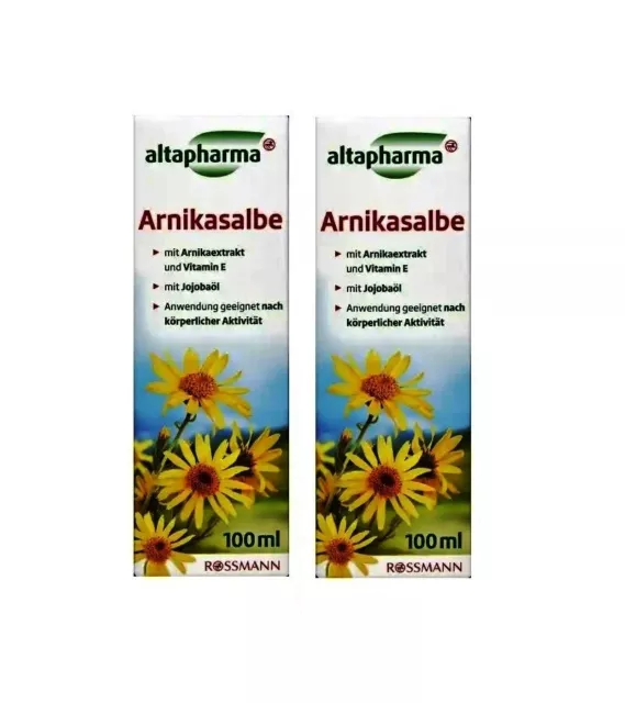 Paquete de 2 pomadas de árnica Altapharma - 200 ml