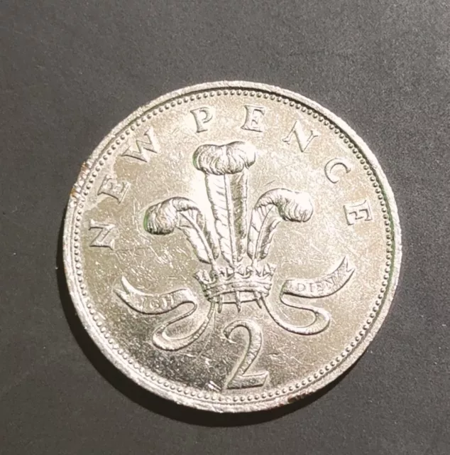 Very Rare 2p Coin Silver  - New Pence Coin 1979