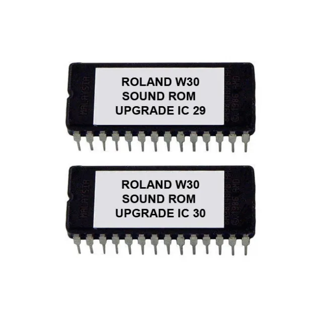 Roland W-30 - Nouveau Sound ROM Rétro Firmware " Rétro Analog " pour W30 Eprom