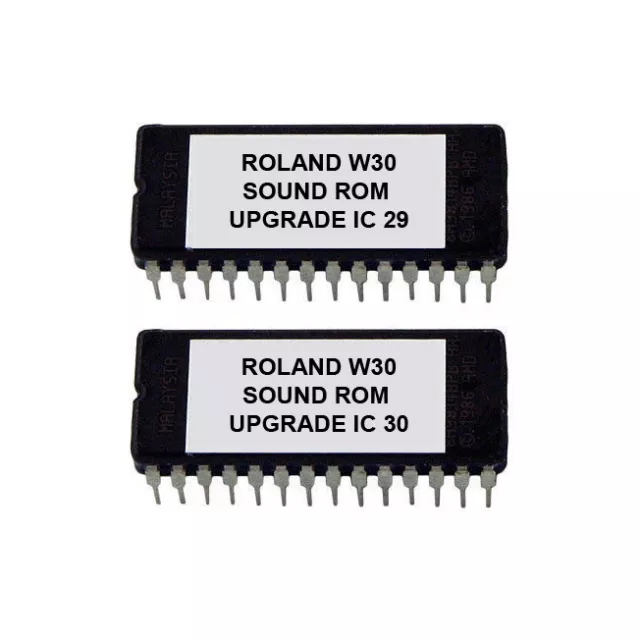 Roland W-30 - Nouveau Sound ROM Rétro Firmware " Rétro Analog " pour W30 Eprom
