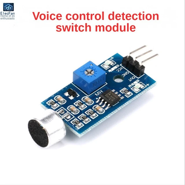 (3Pcs/Lot)Sensor Module Voice Control Switch Printed Circuit Board Assembly