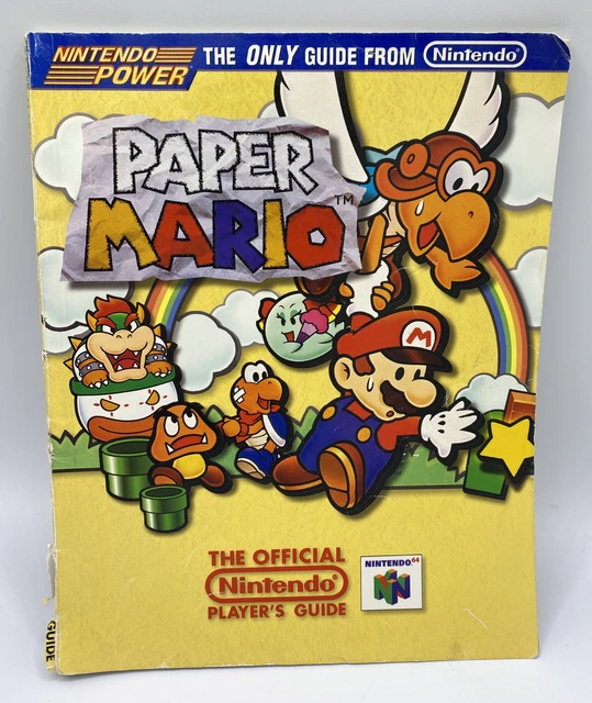 PAPER MARIO NINTENDO Power Official Player's Strategy Guide for