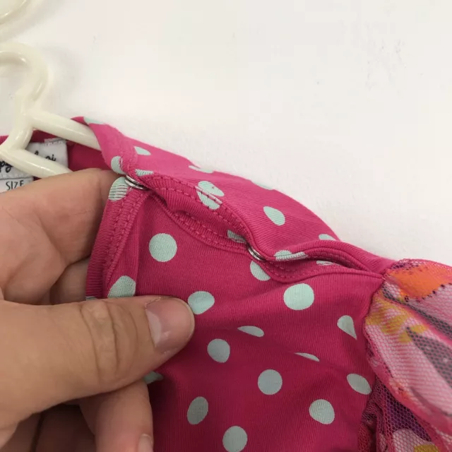 Girls HAPPY CALEGI  Age 2 Years Short Sleeve Pink Sequin Desingner Dress 5