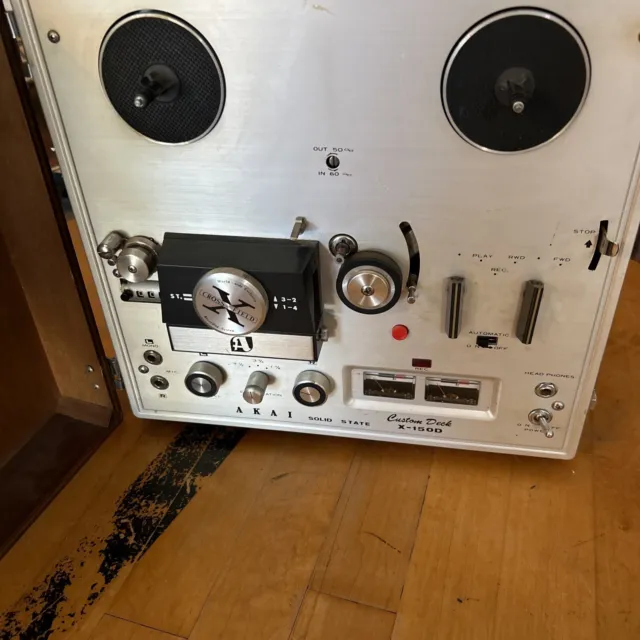 VINTAGE AKAI X-1800SD Reel-to-Reel and 8-Track Recorder *Powers On, Please  Read* $249.99 - PicClick