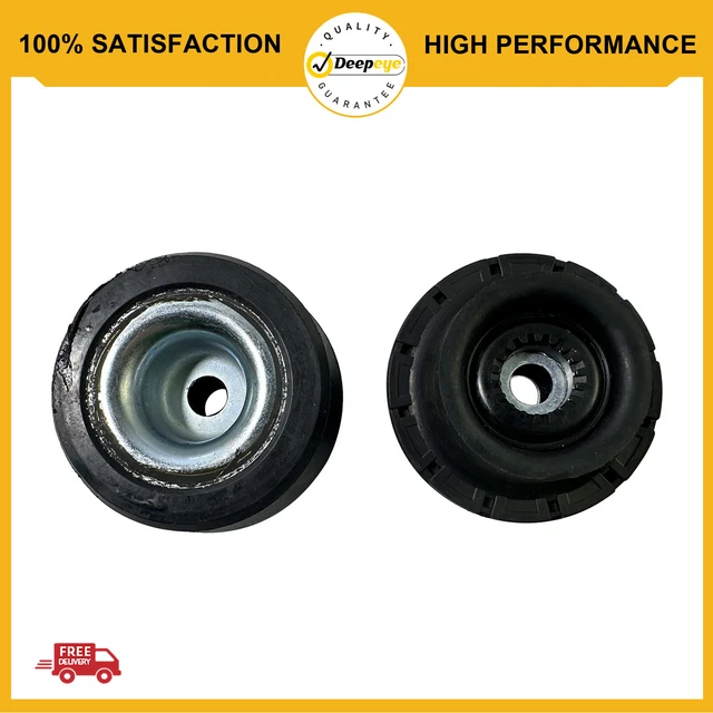 Pair Front Upper Shock Strut Mount Kit For 95-99 VW Golf Jetta 95-02 VW Cabrio