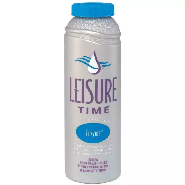 Leisure Time 1QT Enzyme Simple Care for Spas and Hot Tubs, 32 fl oz (SGQ)