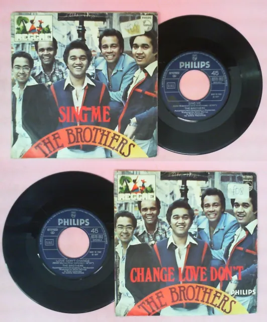 LP 45 7'' THE BROTHERS Sing me Change love don't 1977 italy PHILIPS (QSB3)