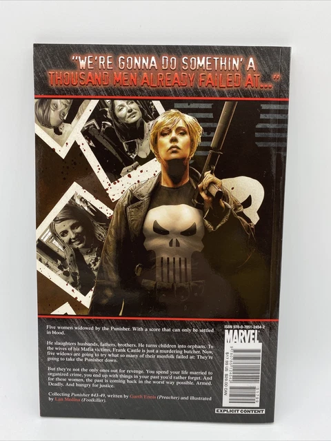 Marvel THE PUNISHER MAX Volume 8 Widowmaker TPB Graphic Novel Garth Ennis 2