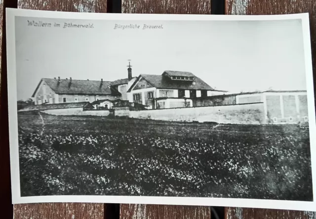 AK Wallern Südböhmen Brauerei Volary