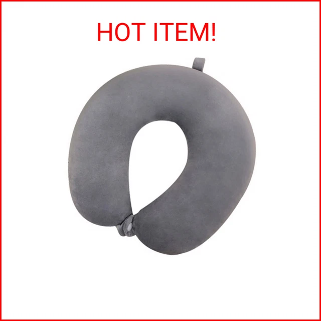 cdar Travel Neck Pillow, Best Memory Foam Airplane Pillow for Head Support Soft