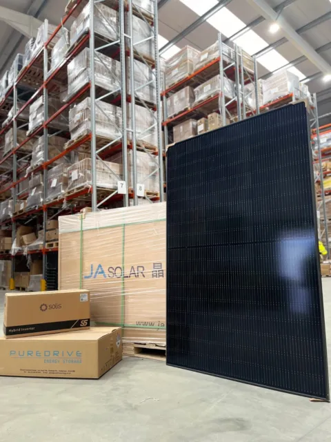 10 Panel Full MCS PV Solar system + Mounting for Plain Tiles + 5kWh IP65 Battery