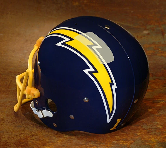 SAN DIEGO CHARGERS #14 Football Helmet Decals (NUMBERS ONLY) DAN FOUTS 1974-83