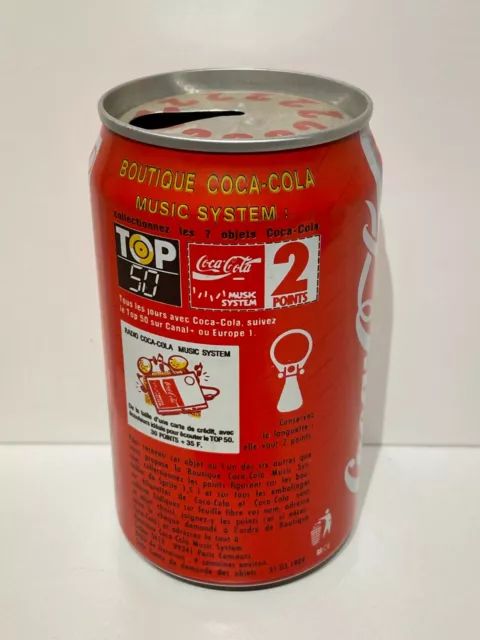 1 Coca Cola Dose, Can France, Single Can 1988/1989 Top 50 Set; 'Radio'