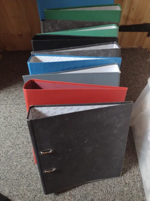 Joblot Filling Folders, Various Sizes, Colours, Styles X  30 Pieces