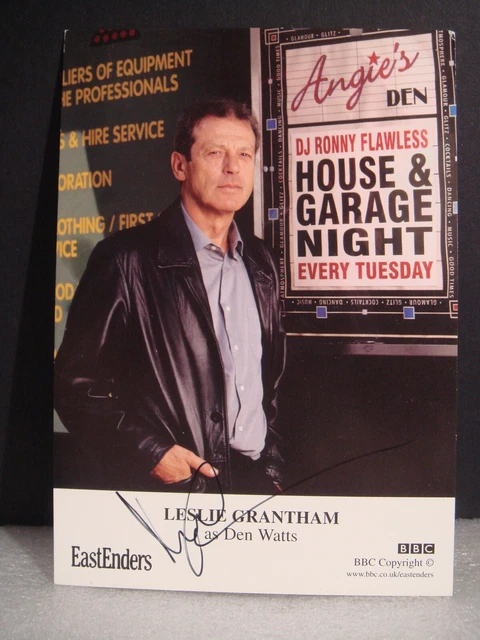 Official EastEnders Autographed Photograph - Leslie Grantham "Dirty Den" Watts