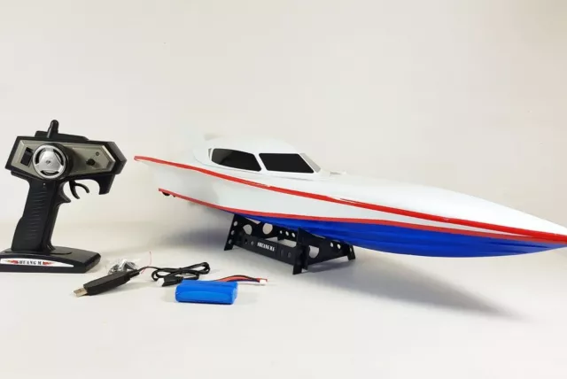 RC MODELL SCHNELLBOOT Segelspielzeug STEALTH Chaos Racing Gift Yacht ...