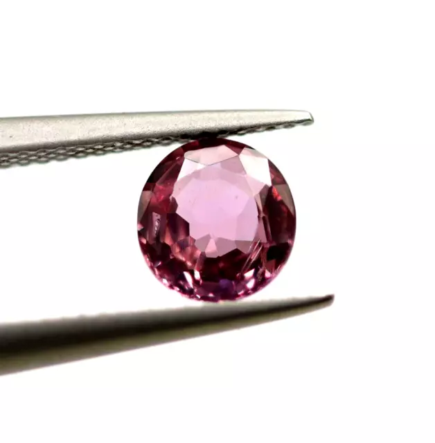 Naturel sans Défaut Saphir 0.50 CT Coupe Ronde Rose Couleur 5 X 4 MM Petit Gemme