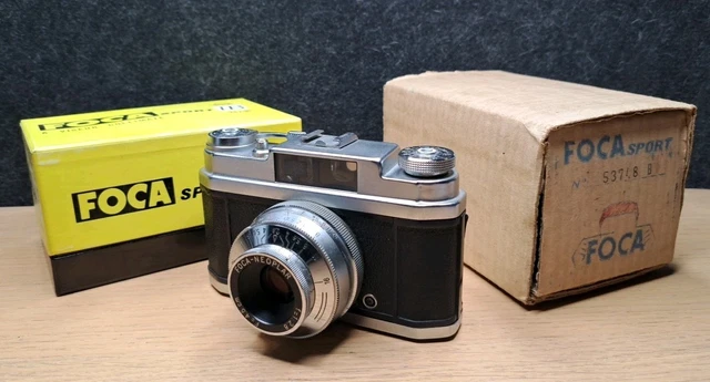 Appareil Photo Argentique FOCA SPORT IB 1961 Avec Objectif NEOPLAR 45mm F:2.8, TBE