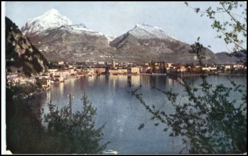 Garda See Lago Garda RIVA Cartolina Italiana AK ~1925