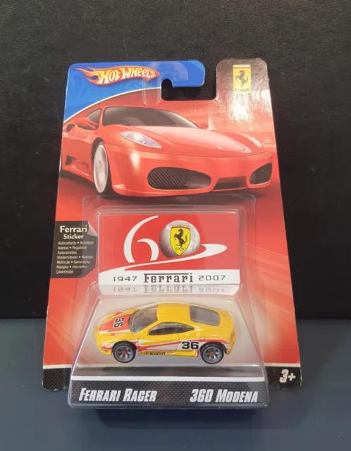 Hot Wheels Ferrari Racer _1/64_2007_ Ferrari 360 Modena / yellow vers°_ # 18/24