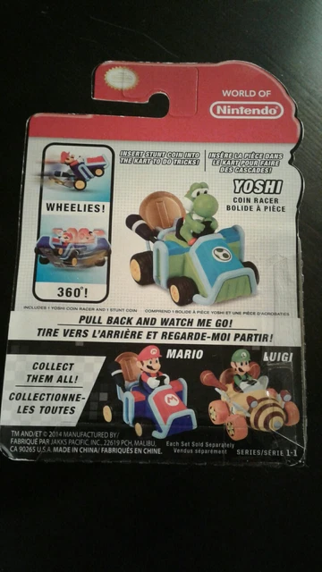 WORLD OF NINTENDO Coin Racers Series 1-1 Luigi, Yoshi, and Mario ...