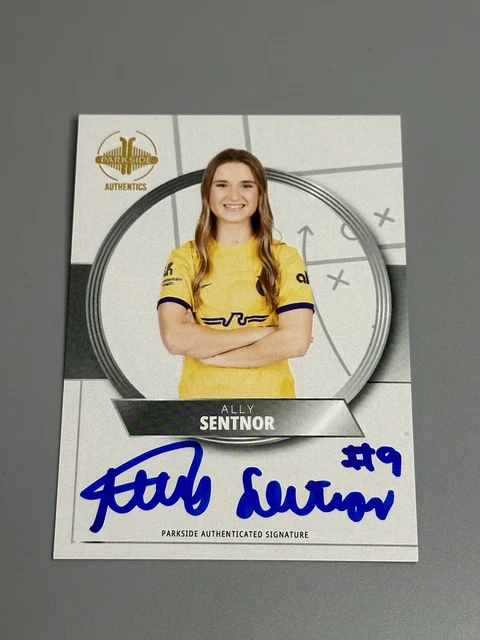 ALLY SENTNOR 2024 Parkside NWSL Vol 1 Signatures Rookie Auto SSAL Utah